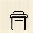 Icône représentant un meuble design ou un établi